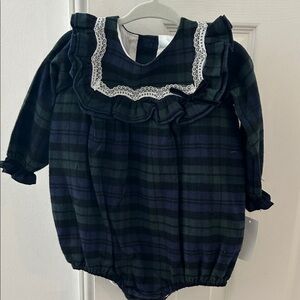 Edgehill x Darby Fallon Clark Ruffle Girls Romper